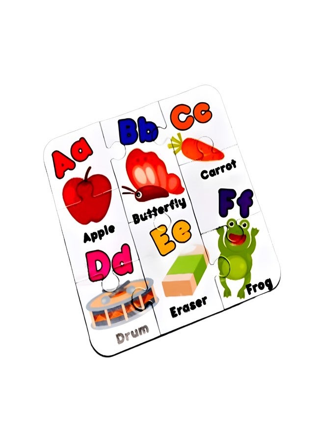 Vastate أحجية فاستيت ABCD للأطفال - لعبة تعليمية لتعليم الحروف الأبجدية لمرحلة ما قبل المدرسة، التعرف على الحروف، بناء مفردات الصوتيات، هدية معززة للدماغ للأطفال الصغار (عبوة من 4 أحجيات) - Image 1